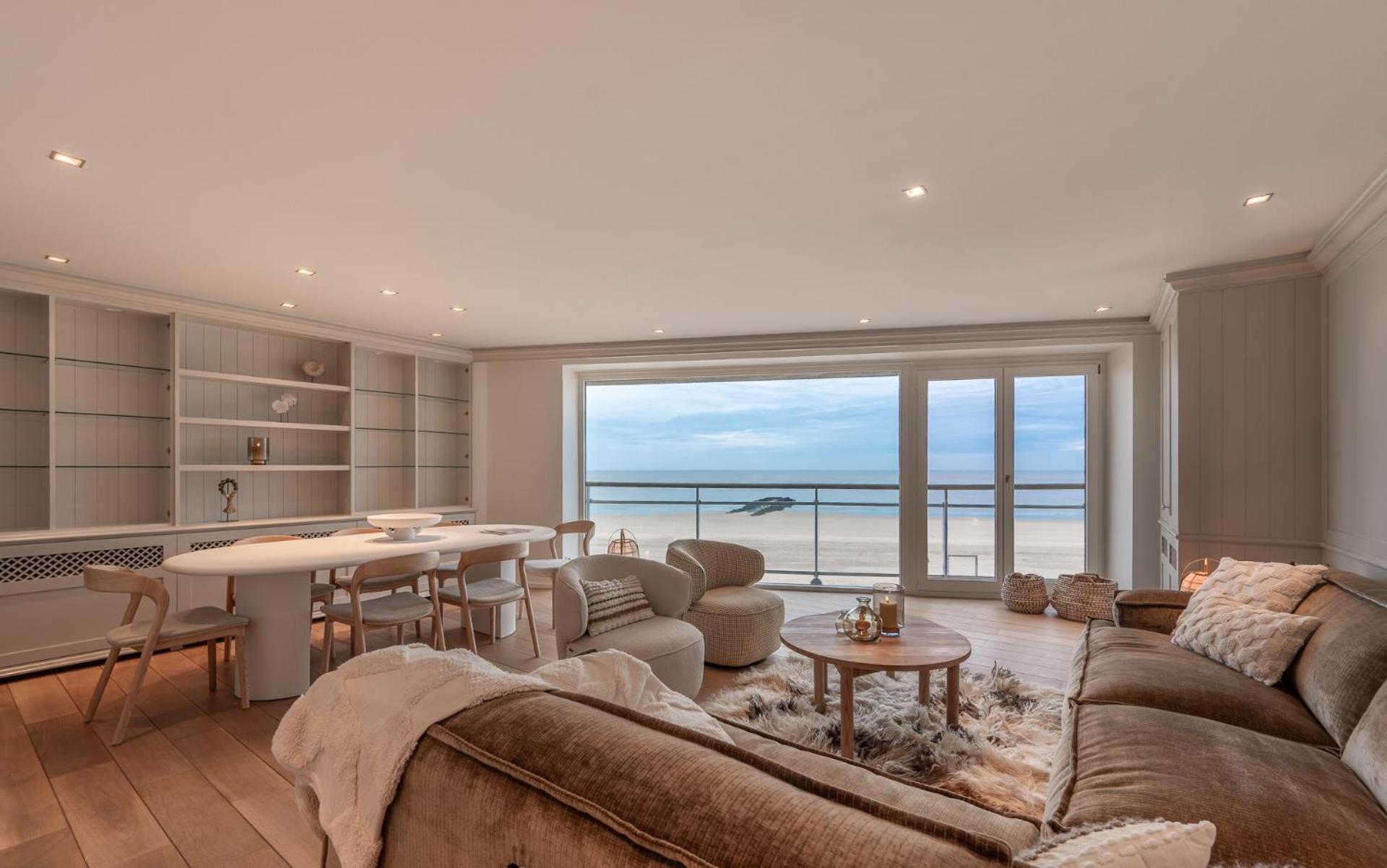 Appartementen Op De Zeedijk In Knokke Op De 3E En 4E Verdieping Van Logie Marie Extérieur photo